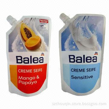 Spout Milk Bags, Used for Liquid Packing, High-oxygen and Light Barrier